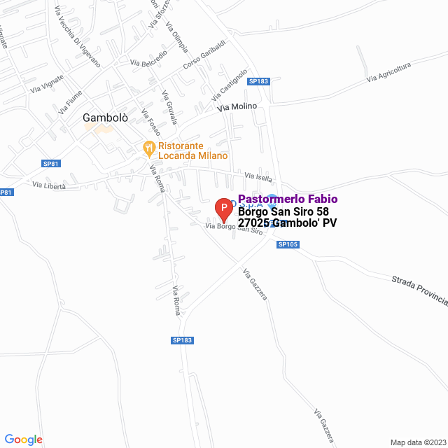 apri la mappa di Pastormerlo Fabio