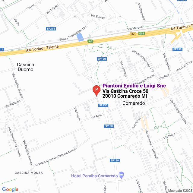 apri la mappa di Piantoni Emilio e Luigi Snc