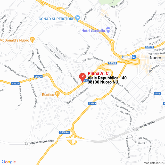 apri la mappa di Pinna A. C