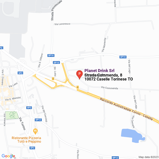 apri la mappa di Planet Drink Srl