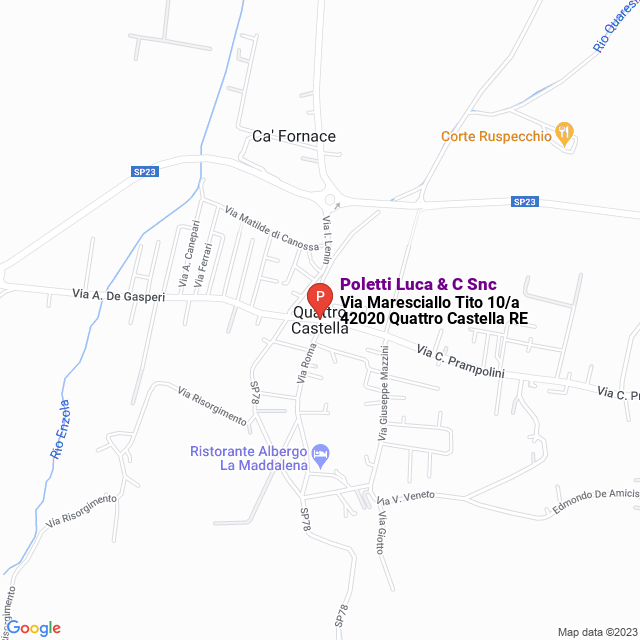 apri la mappa di Poletti Luca & C Snc
