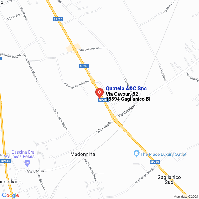 apri la mappa di Quatela A&C Snc