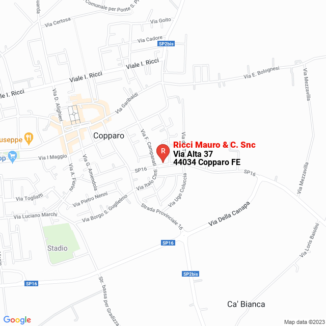 apri la mappa di Ricci Mauro & C. Snc