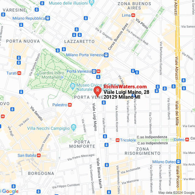 apri la mappa di RichisWaters.com