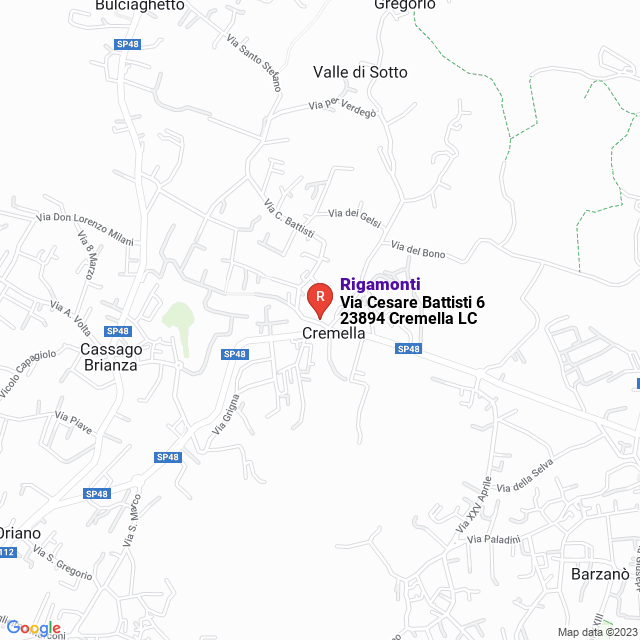 apri la mappa di Rigamonti