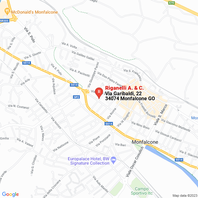 apri la mappa di Riganelli A. & C.