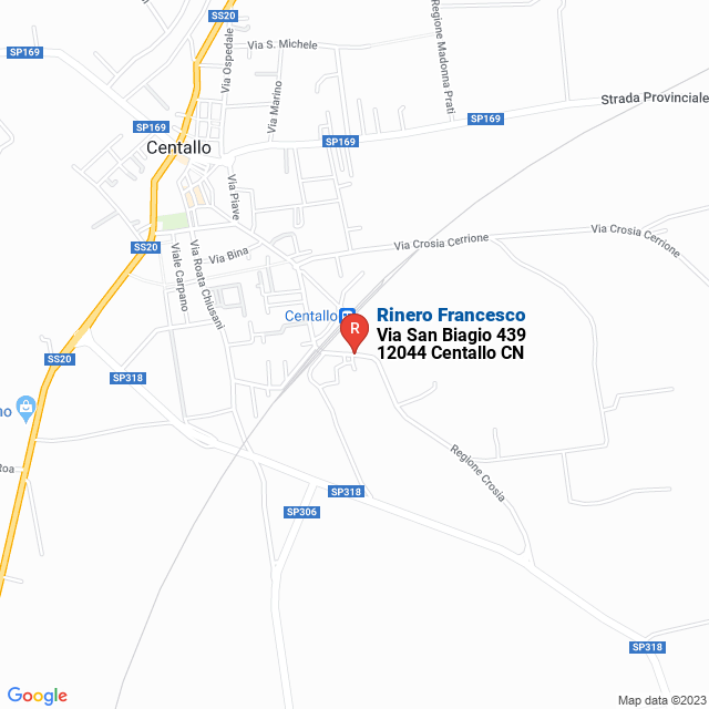 apri la mappa di Rinero Francesco