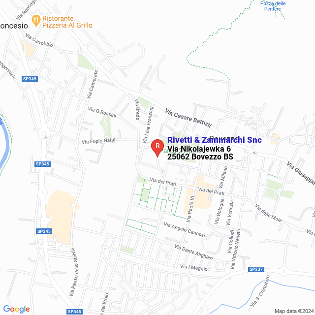 apri la mappa di Rivetti & Zammarchi Snc