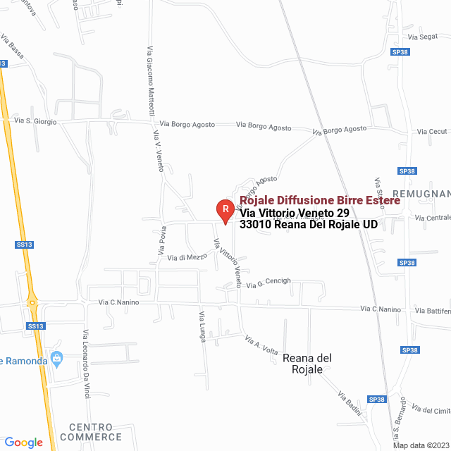 apri la mappa di Rojale Diffusione Birre Estere