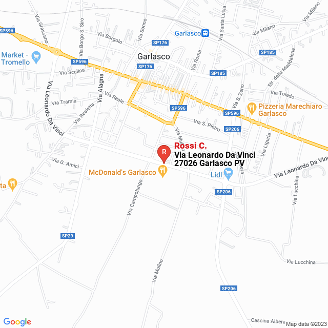 apri la mappa di Rossi C.