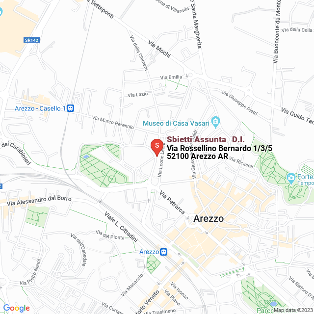 apri la mappa di Sbietti Assunta - D.I.