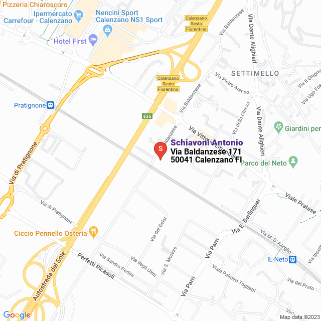 apri la mappa di Schiavoni Antonio