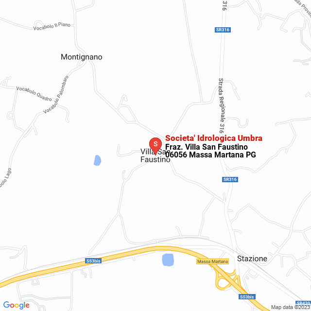 apri la mappa di Societa‘ Idrologica Umbra