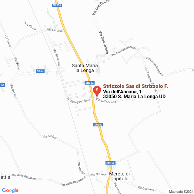 apri la mappa di Strizzolo Sas di Strizzolo F.