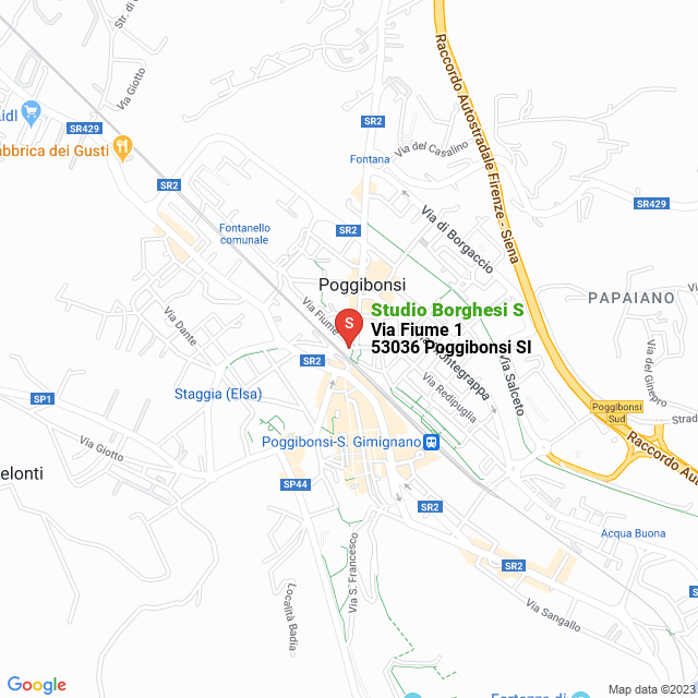 apri la mappa di Studio Borghesi S