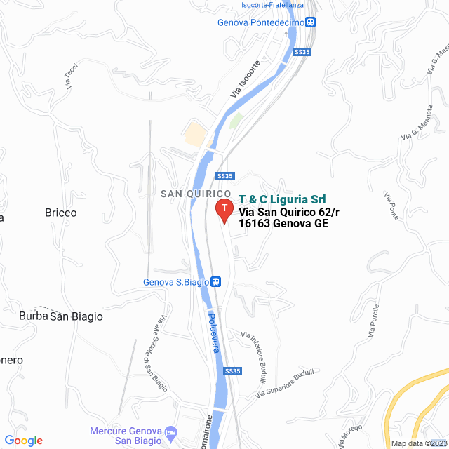 apri la mappa di T & C Liguria Srl