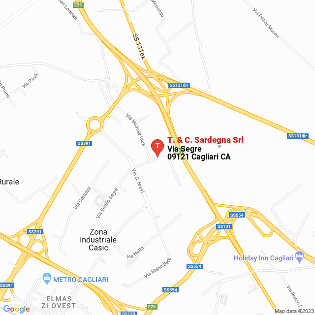 apri la mappa di T. & C. Sardegna Srl