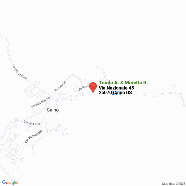 apri la mappa di Taiola A. & Minetta R.