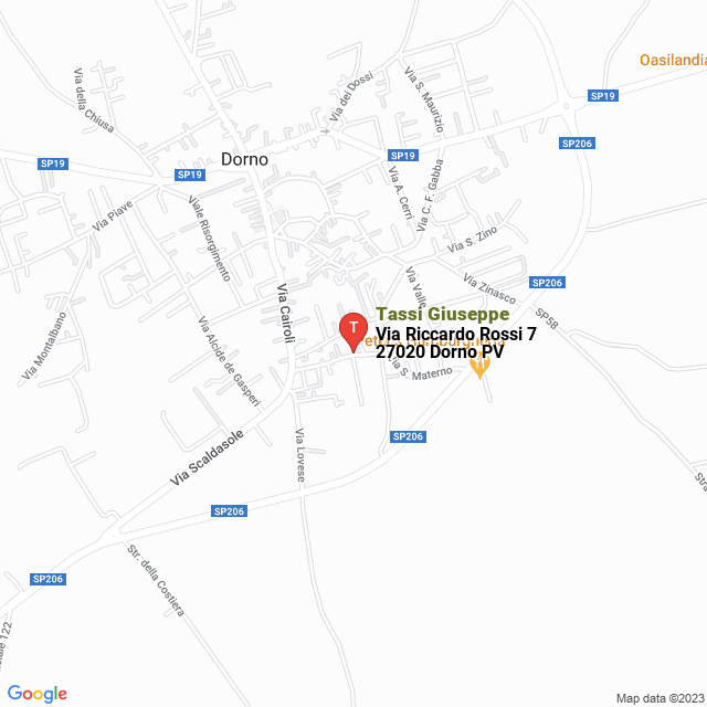 apri la mappa di Tassi Giuseppe