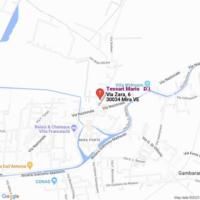 apri la mappa di Tessari Mario - D.I.