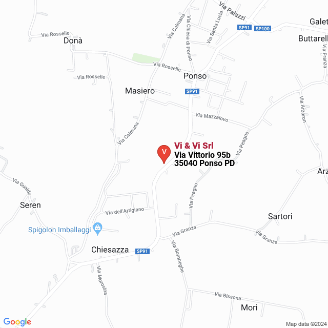 apri la mappa di Vi & Vi Srl