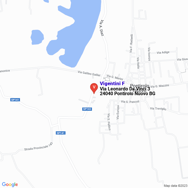 apri la mappa di Vigentini F