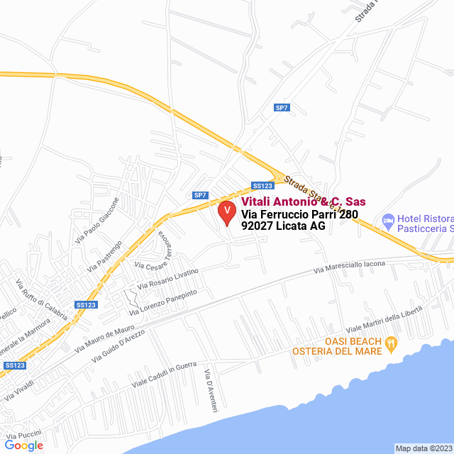 apri la mappa di Vitali Antonio & C. Sas