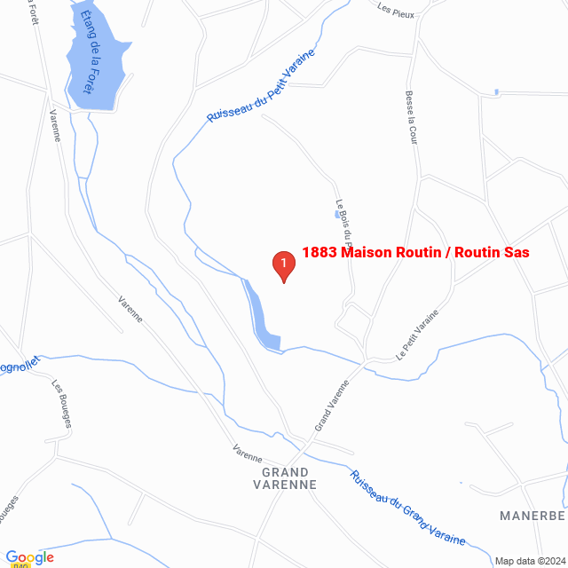 apri la mappa di 1883 Maison Routin / Routin Sas