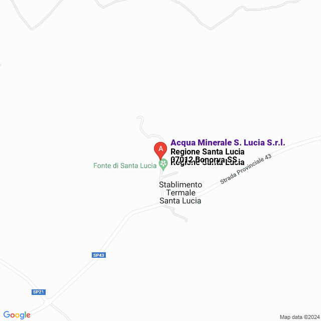 apri la mappa di Acqua Minerale S. Lucia S.r.l.