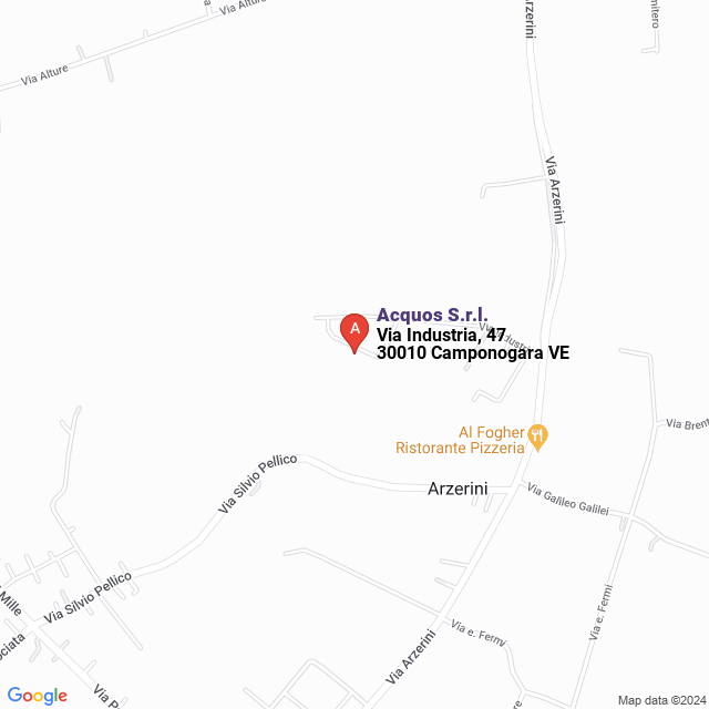 apri la mappa di Acquos S.r.l.