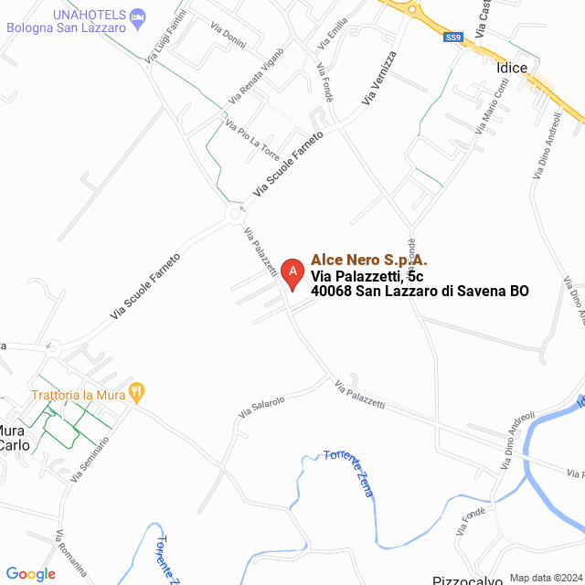 apri la mappa di Alce Nero S.p.A.