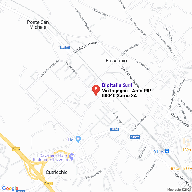 apri la mappa di Bioitalia S.r.l.