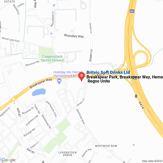 apri la mappa di Britvic Soft Drinks Ltd