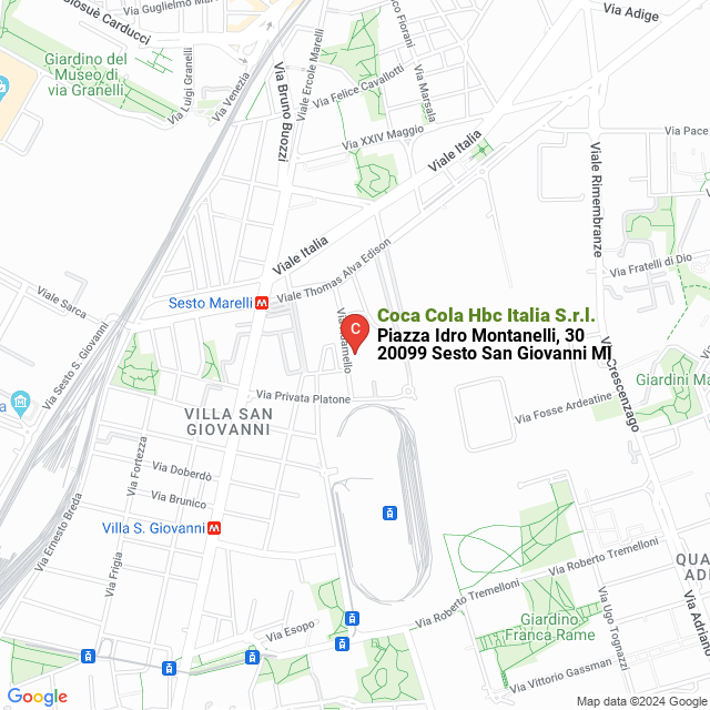 apri la mappa di Coca-Cola Hbc Italia S.r.l.
