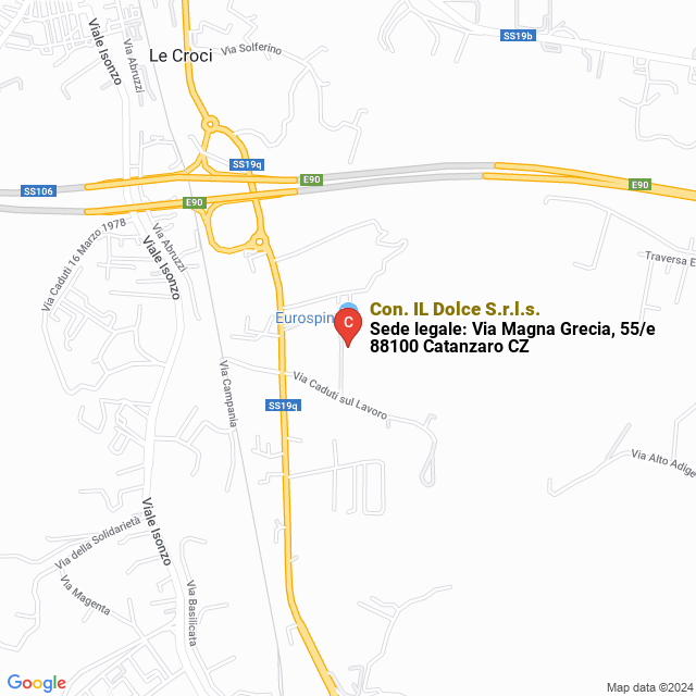 apri la mappa di Con. IL Dolce S.r.l.s.