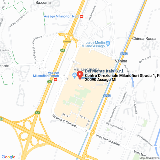 apri la mappa di Del Monte Italy S.r.l.