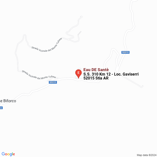 apri la mappa di Eau DE Santè