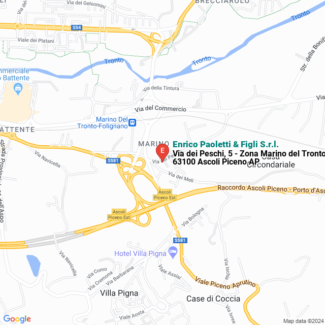 apri la mappa di Enrico Paoletti & Figli S.r.l.