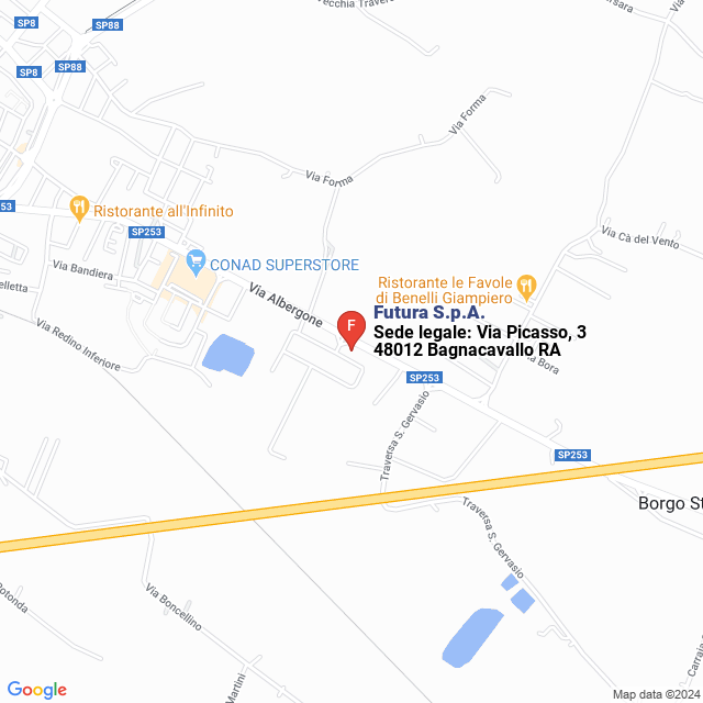 apri la mappa di Futura S.p.A.