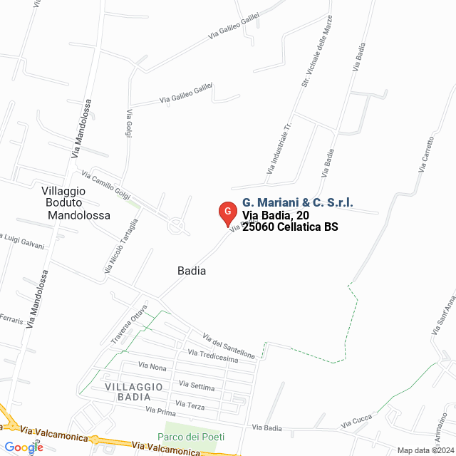 apri la mappa di G. Mariani & C. S.r.l.