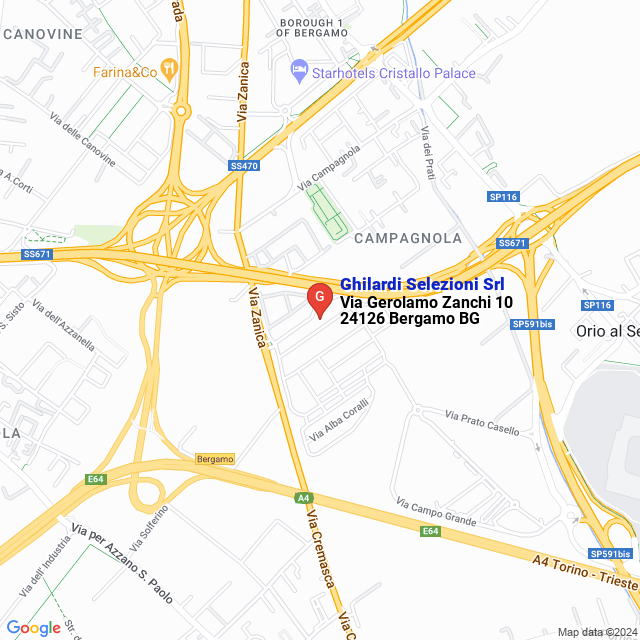 apri la mappa di Ghilardi Selezioni Srl