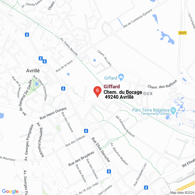 apri la mappa di Giffard