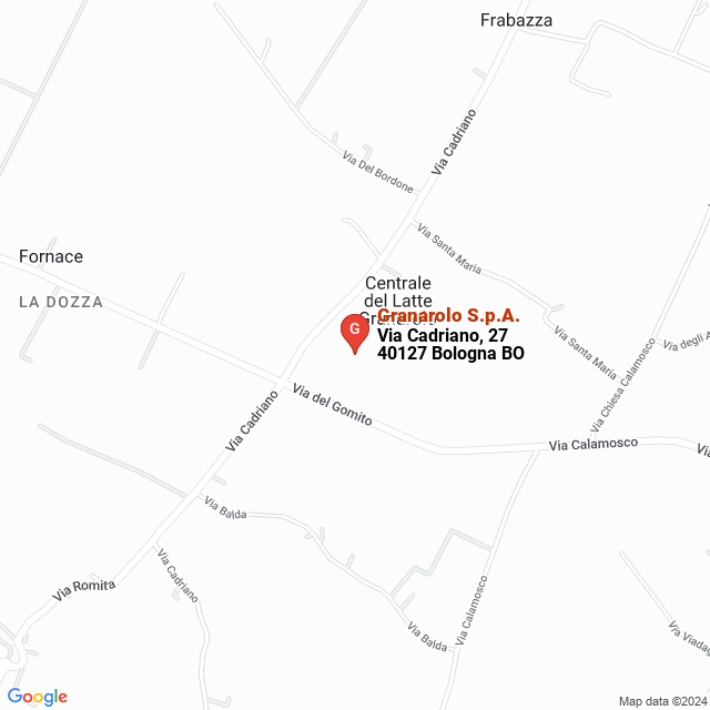 apri la mappa di Granarolo S.p.A.