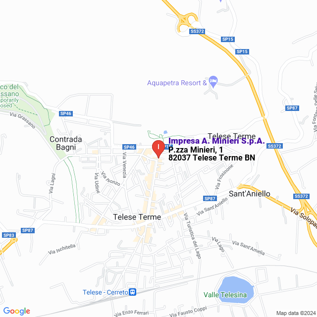 apri la mappa di Impresa A. Minieri S.p.A.