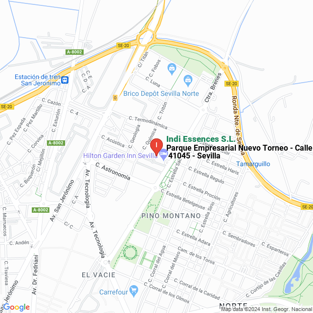 apri la mappa di Indi Essences S.L.