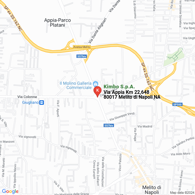 apri la mappa di Kimbo S.p.A.