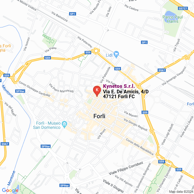 apri la mappa di Kynetos S.r.l.