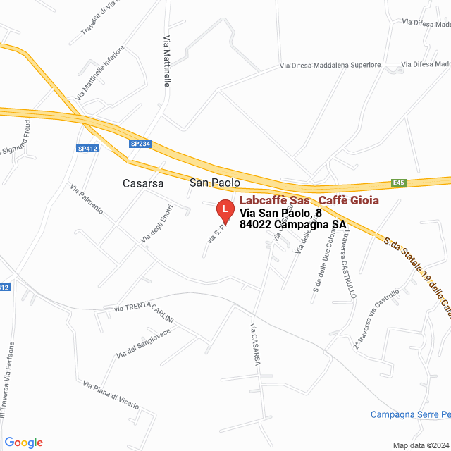 apri la mappa di Labcaffè Sas - Caffè Gioia