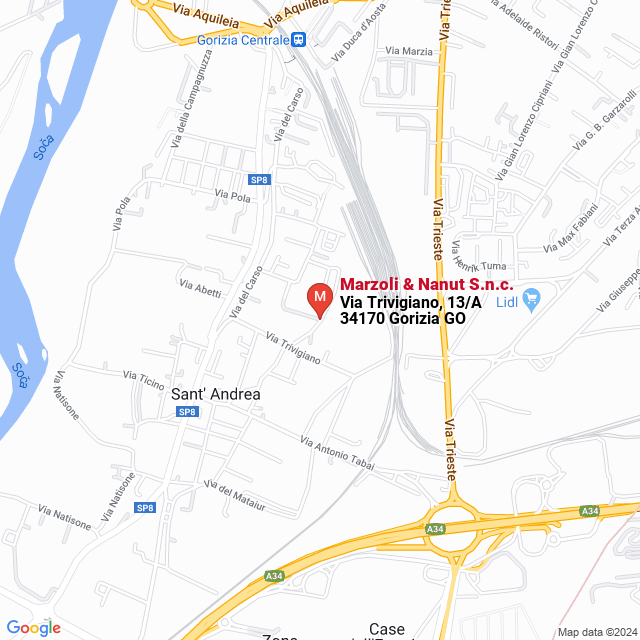 apri la mappa di Marzoli & Nanut S.n.c.