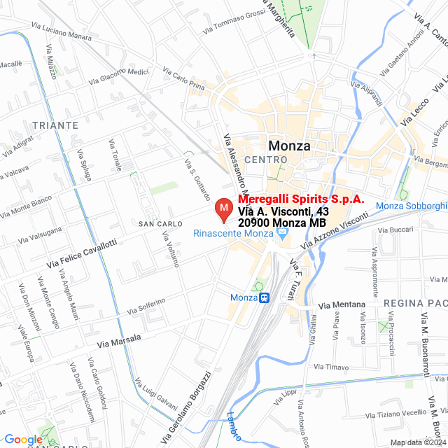 apri la mappa di Meregalli Spirits S.p.A.